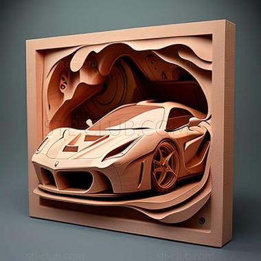 3D модель Ferrari FXX (STL)